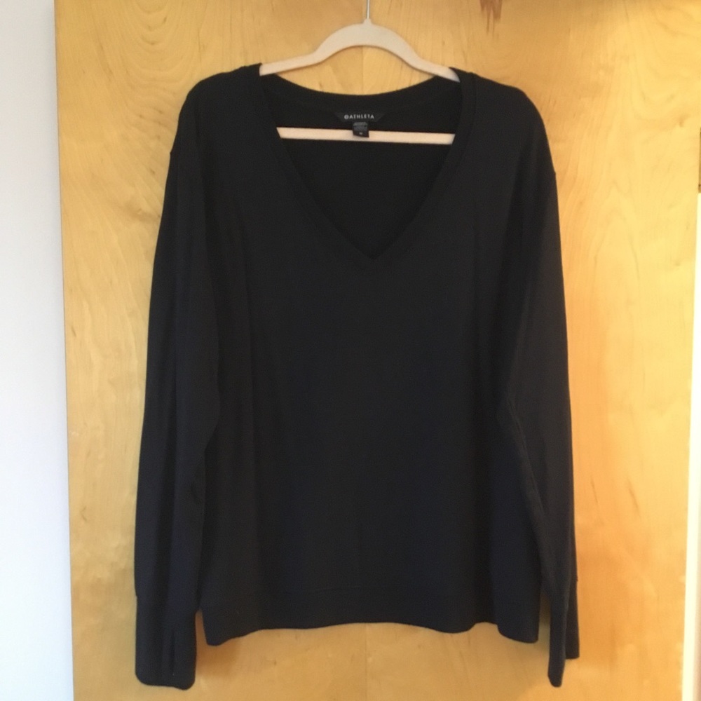 Athleta Sunrise V-neck sweatshirt